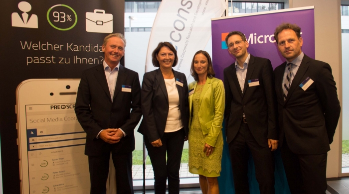 Podiumsdiskussion über das Personalwesen von morgen bei Microsoft © ROBIN CONSULT/ROZNOVSKY