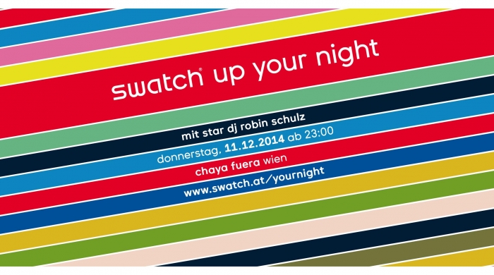 Swatch Up Your Night mit Robin Schulz © Swatch